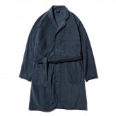 Porter Classic-FLEECE GOWN COAT - Navy