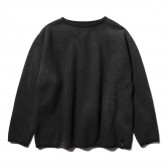Porter Classic-WOOL SWEAT CREWNECK - Black