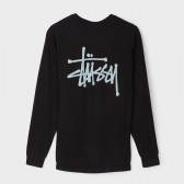STUSSY-Basic Stussy LSL Tee - Black