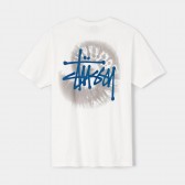 STUSSY-Basic Swirl Pig Dyed Tee - Natural