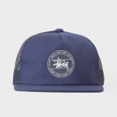 STUSSY-Stussy Dot Trucker Cap - Navy