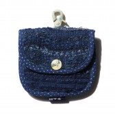 Porter Classic-PC KENDO / PC SASHIKO COIN PURSE - Blue