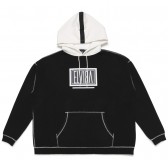 ELVIRA-INSIDE OUT HOODY - Black