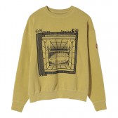 C.E : CAV EMPT-MD TEMPORAL CREW NECK - Mustard