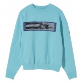 C.E : CAV EMPT-OBLONG NOISE CREW NECK - Green