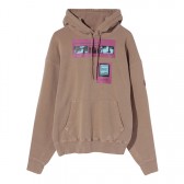 C.E : CAV EMPT-PERVASIVENESS HEAVY HOODY - Brown