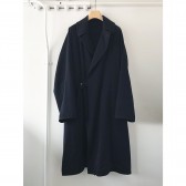 COMOLI-ウール中綿 タイロッケンコート - Navy