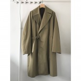 COMOLI-コットンギャバ タイロッケンコート - Khaki