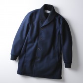 CURLY-FROSTED SHAWL COAT