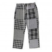 ELVIRA-PATCHWORK PANTS - Glen Check