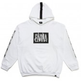 ELVIRA-SNAKE BOX HOODY - White