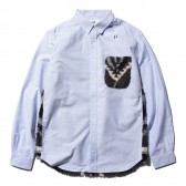 HABANOS-RETRO PILE BOA B.D SHIRTS - Sax