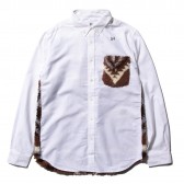 HABANOS-RETRO PILE BOA B.D SHIRTS - White