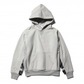 HABANOS-RETRO PILE SWEAT PARKA - Charcoal Black