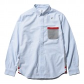 HABANOS-TILDEN KNIT B.D SHIRTS - Sax