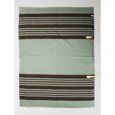 Horse Blanket Research 081 - Horse Blanket w:Belt - Gray × Wine