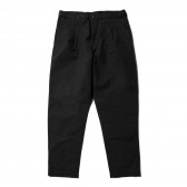 Porter Classic-LOCAL BLACK CROPPED PANTS - Black