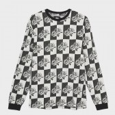 STUSSY-Rose Block Jacquard LS Jersey - Natural