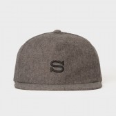 STUSSY-S Logo Herringbone Cap - Black White