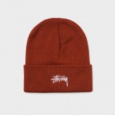 STUSSY-Stock FA17 Cuff Beanie - Rust