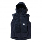 and wander-twill fleece vest - Navy