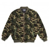 ELVIRA-CAMOUFLAGE BOA JACKET - Green