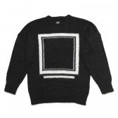 ELVIRA-FRAME MOHAIR SWEATER - Black