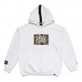 ELVIRA-TREE CAMO BOX HOODY - White