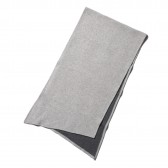 FLISTFIA-Stole - Light Gray × Charcoal