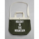 MOUNTAIN RESEARCH-Shoulder Tote - Khaki