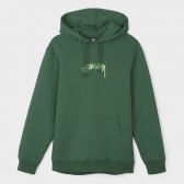 STUSSY-Smooth Stock App Hood - Dark Forest