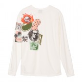 STUSSY-Frankin Pig Dyed LS Tee - Natural
