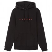 STUSSY-Helvetica Spread App Hood - Black