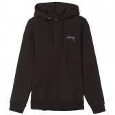 STUSSY-Smooth Stock Hood - Black