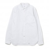 BEDWIN-L:S BD OX SHIRT 「BRIAN」 - White
