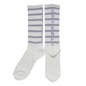 C.E : CAV EMPT-STRIPE SOCKS - White