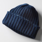 CURLY-MAZARINE KNIT CAP