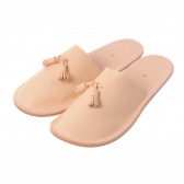 Hender Scheme-leather slipper - Natural