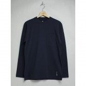 MOUNTAIN RESEARCH-PKT. Tee L:S - Navy