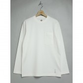 MOUNTAIN RESEARCH-PKT. Tee L:S - White