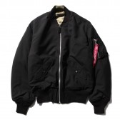 N.HOOLYWOOD-181-BL01-057 pieces N.H × ALPHA MA-1 - Black