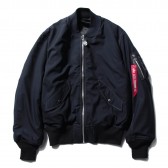 N.HOOLYWOOD-181-BL01-057 pieces N.H × ALPHA MA-1 - Navy