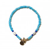 NAISSANCE-BEADS BANGLE - Blue