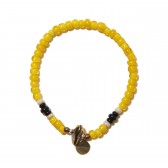 NAISSANCE-BEADS BANGLE - Yellow
