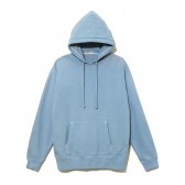 NAISSANCE-ORGANIC DYED SWEAT PARKA - Blue