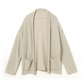 NAISSANCE-RAFFY COTTON CARDIGAN - Beige