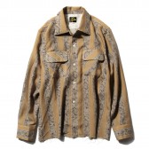 Needles - Classic Shirt - Tencel Cloth : Paisley Print - Beige