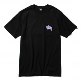 STUSSY-Checkers Tee - Black