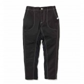 and wander-60:40 cloth rib pants - Black