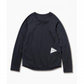 and wander-dry jersey raglan long sleeve T - Black